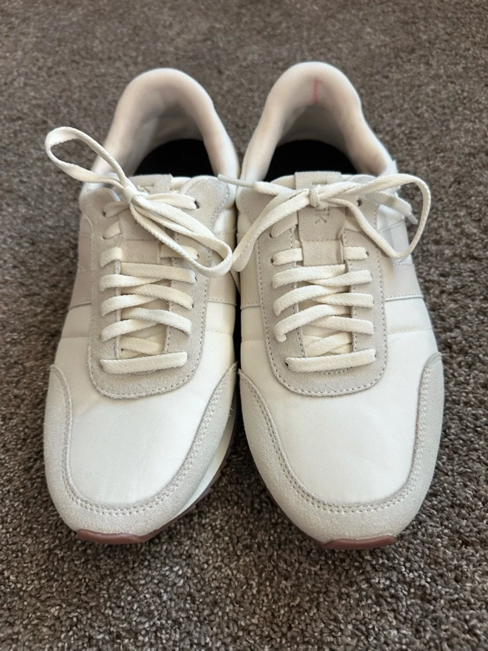 Kizik Monaco Hands-Free Sneakers White Suede Men’s 11 Women’s 12.5